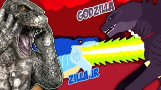 Godzilla vs Zilla Jr (Godzilla Reacts)