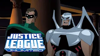 John Stewart turns into Hal Jordan | Justice League Unlimited