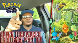 Pokémon Go: Hoenn Throwback Challenge part 1