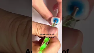 How to paint aura nails with blooming gel.