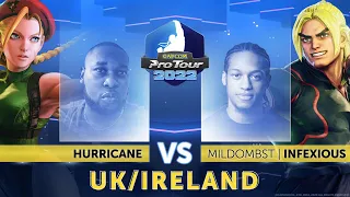 Hurricane (Cammy) vs. Infexious (Ken) - Top 8 - Capcom Pro Tour 2022 UK/Ireland