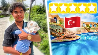 MET MIJN BABY OP VAKANTIE IN EEN 5⭐️ RESORT😳| LONG BEACH RESORT ALANYA🇹🇷|