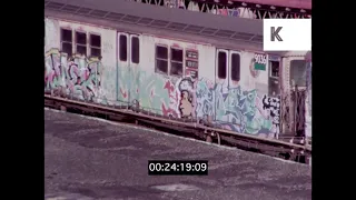 1980s New York, Graffiti on Subway Trains
