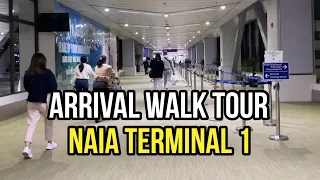 NAIA Terminal 1 - Arrival Area : WALK TOUR