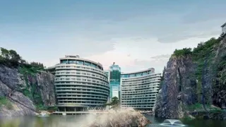 Worlds First Underwater Quarry Hotel - InterContinental Shanghai Wonderland
