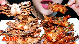 ASMR *CRUNCHY* DEEP FRIED SOFT SHELL CRAB 꽃게 튀김  EATING SOUNDS MUKBANG / NO TALKING