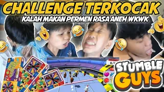 WKWK KOCAK PARAH! KITA CHALLENGE MAIN STUMBLE!! YANG KALAH MAKAN PERMEN ANEH SAMPAI MUNTAH MUNTAH😂