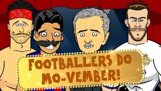 FOOTBALLERS DO MOVEMBER! (Ronaldo, Neymar, Messi, Zlatan, Suarez, Mourinho, Muller parody)