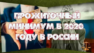 Прожиточный минимум в России в 2020 году