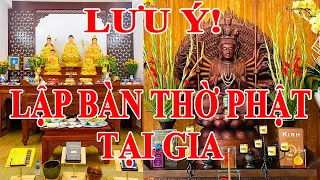 Bàn Thờ Phật tại gia | Những lưu ý & điều cần biết khi lập BÀN THỜ PHẬT tại gia đem lại an lành ...