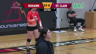 Mohawk women's volleyball vs. St. Clair Saints - 2023/24