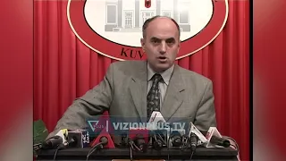 Opozita kërkon shkarkimin e ministrit Igli Toska - Arkiv - 17 Shkurt 2004 - Vizion Plus.