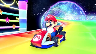 Wii Rainbow Road in Mario Kart 8 Deluxe!