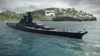 IJN YAMATO ON FIRE!.. Cannon More Accuracy..  - Modern Warships PC Gameplay