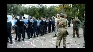 17.08.2014. Конфликт между майдановцами и куликовцами в Одессе