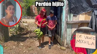 quería cambiar un racimo de platano por una mochila y mira lo que pasó 😥🍌