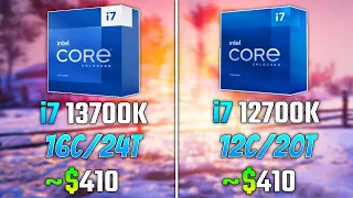 INTEL i7-13700K vs INTEL i7-12700K | Test in 6 Games