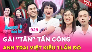 Màn tỏ tình CHẤN ĐỘNG của em gái còn NGUYÊN ĐAI với anh Việt Kiều 1 LẦN ĐÒ | Bạn Muốn Hẹn Hò #929