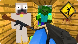 BETÖRTEK A ZOMBIK A BÁZISUNKBA A MINECRAFTBAN!