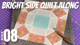 How to Sew Bright Side Block #8 | @FatQuarterShopTX Quilt Along