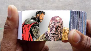 Thor Kills Thanos FlipBook | Avengers Endgame Flip Book | Thanos Death Scene | Flip Book Artist 2021