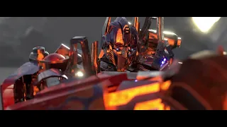 Bayverse Prime Kills Scourge - Transformers Blender Animation