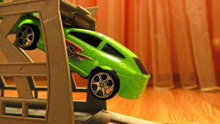 Video About Plastic Toy Cars Being Transported  by Car Transporter