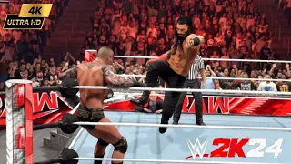 W2K24 Roman Reigns Super Finisher !! PS5 Gameplay