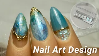 [HOW TO] Nail art ideas at home | Aurora gel