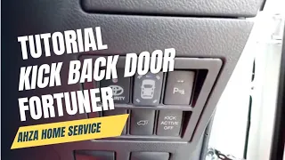 Toyota Fortuner Cara Membuka Pintu Bagasi pakai kaki #toyotafortuner #backdoor