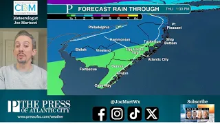 Is was wet Monday, another 5 days with rain to come | Joe Martucci's Monday night forecast