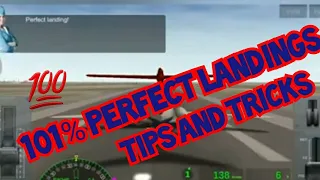 How to make perfect landings in airline commander || tips and tricks