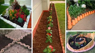 41 Stunning Garden Edging Ideas to Elevate Your Outdoor Aesthetic | garden ideas