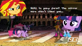 Gameplay MUGEN My Little Pony Team VS Equestria Girls Team