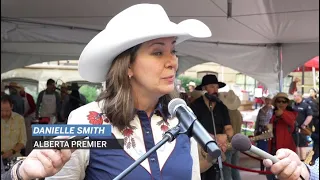 Premier Smith Talks Trudeau At Premier's Stampede Breakfast