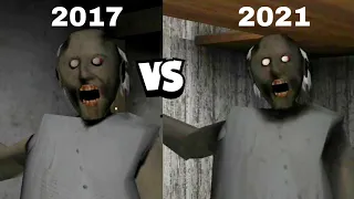 Granny Then (2017) vs Granny Now (2021) | Old Granny vs New Granny | Enormous Gamer