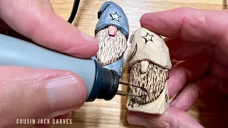 How To Wood Burn Texture & Details Into Wood Carvings