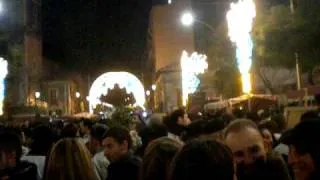 Sant'Agata 2011 - Arrivo del Fercolo in piazza Borgo