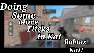 Just Doing some More Flicks in Kat! Roblox Kat!