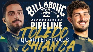 Filipe Toledo vs João Chianca | Billabong Pro Pipeline 2023 - Quarterfinals Heat Replay