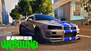 Nissan Skyline GTR (R34) Race Build | Need for Speed Unbound