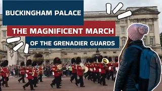 The Magnificent march of the Grenadier Guards: Buckingham Palace. Mарш гренадерської гвардії. Лондон