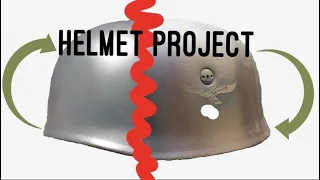 Making a repro helmet look real! Part 1