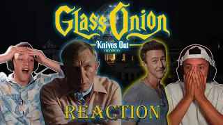 Glass Onion: A Knives Out Mystery (2022) Proves Us *WRONG* MOVIE REACTION! FIRST TIME WATCHING!