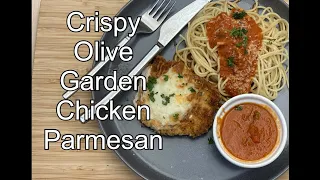 How to make the best Crispy Chicken Parmesan at home just like The Olive Garden