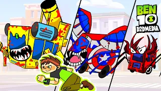 Evolution of Bus Eater #3: Super Monster Train Eater Appears | D2D Ben 10