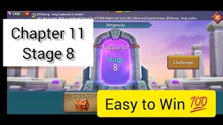 Vergeway Chapter 11 Stage 8 | Lords Mobile | MG TRAP