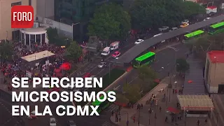 Se perciben microsismos en la Ciudad de México