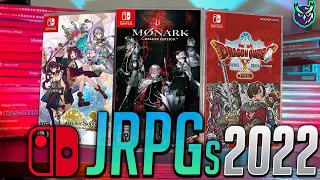 12 EXCITING Switch JRPG Games YOU NEED in 2022!
