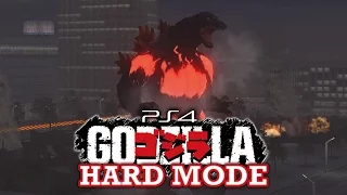 Burning Godzilla Hard Mode Longplay - GODZILLA [PS4]